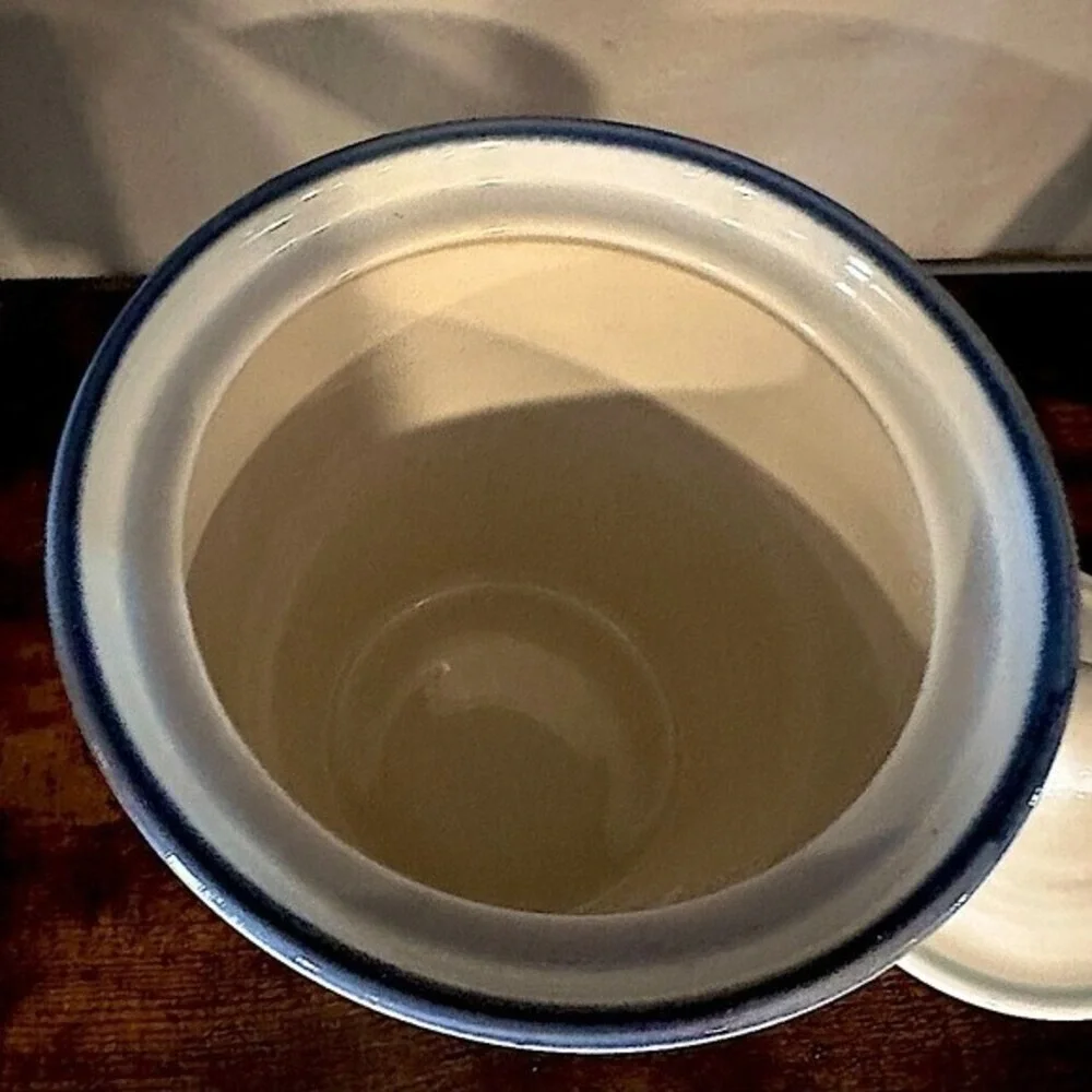 Pfaltzgraff Canister Storage Jar Lid‎ Rustic Farmhouse Kitchen Decor